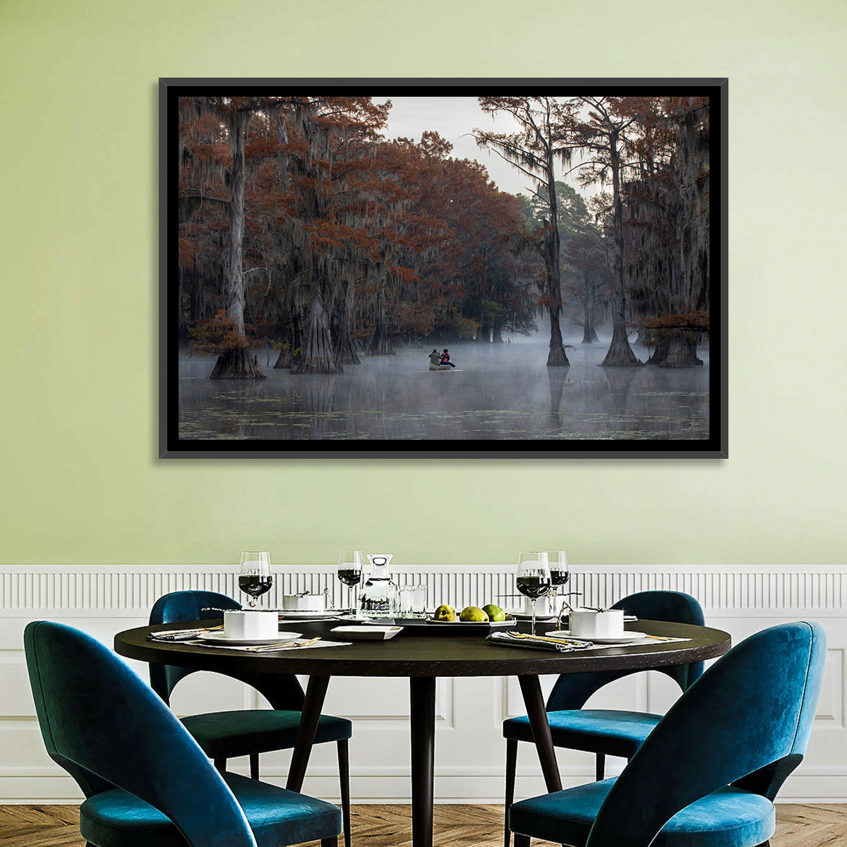 Caddo Lake Morning Mist Wall Art