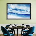Wind-swept Snow Ridges Wall Art