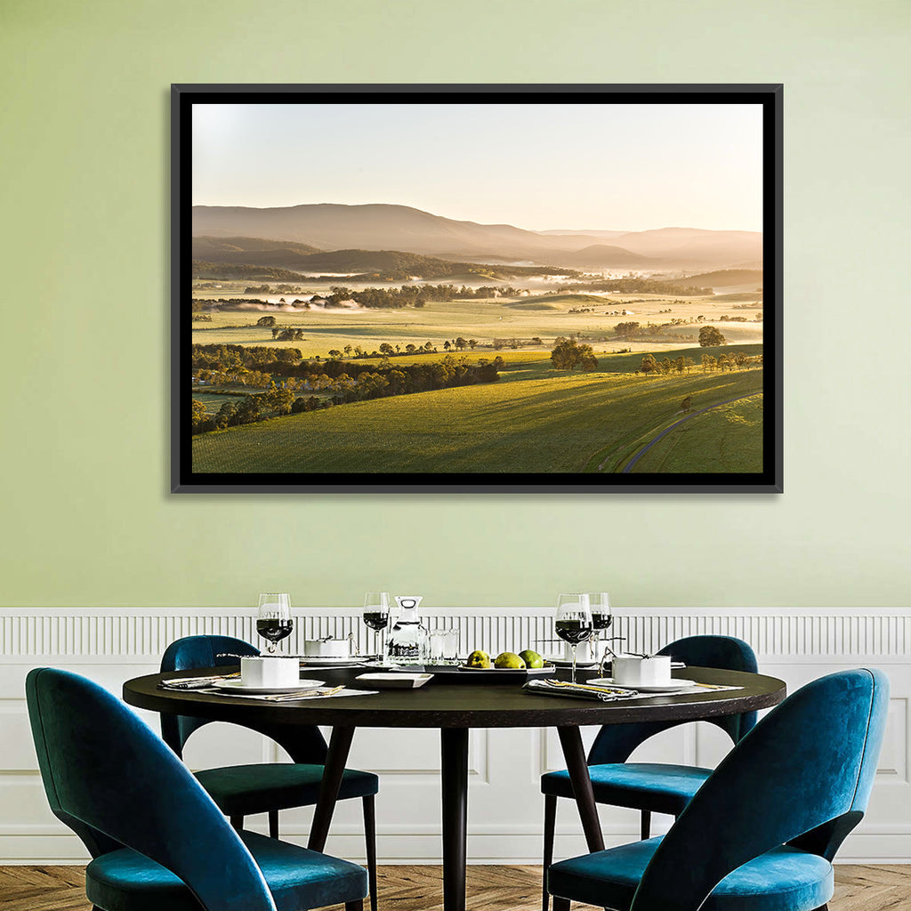 Yarra Valley Morning Mist Wall Art