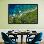 Capri Island Coast Wall Art
