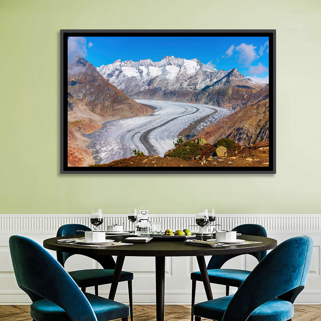 Aletsch Glacier Valley Wall Art