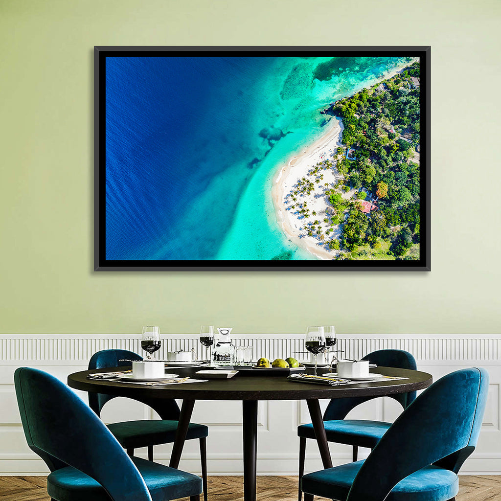 Cayo Levantado Aerial View Wall Art