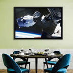 Crew Dragon Docking with Iss Wall Art
