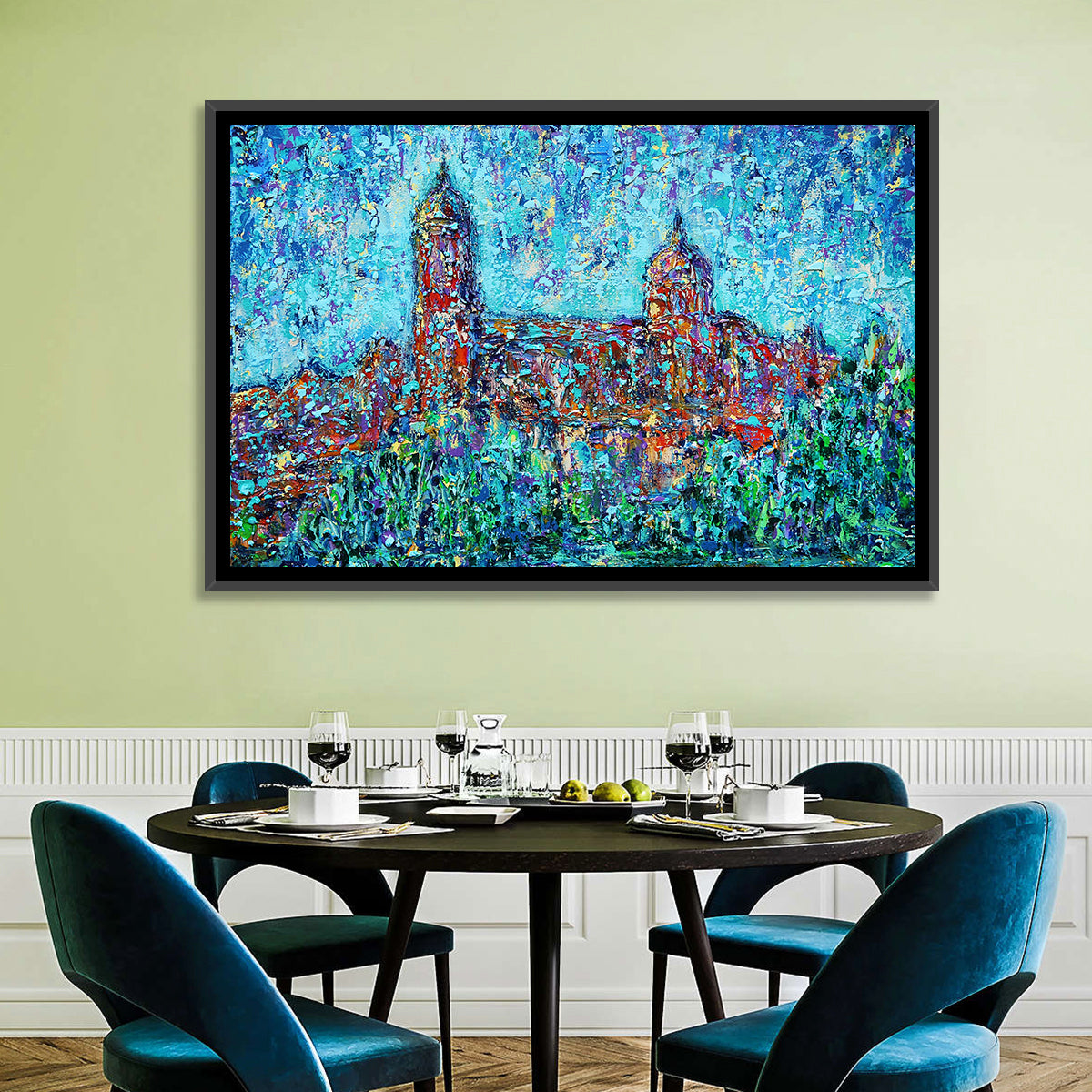 Salamanca Dual Domes Reflection Wall Art