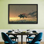 Unstoppable Knight with Red Cape Wall Art