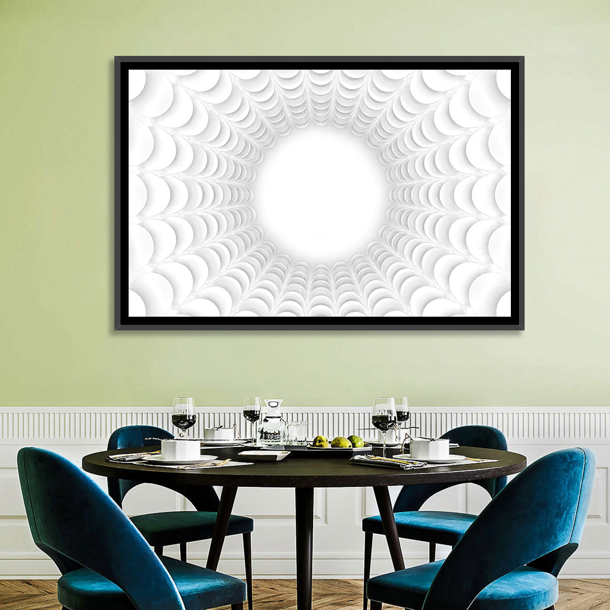 Bubble Sphere Tunnel Wall Art