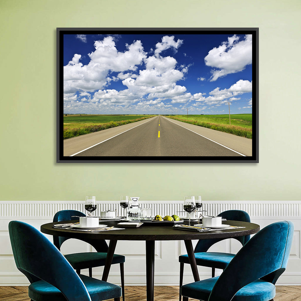 Saskatchewan Prairie Highway Wall Art