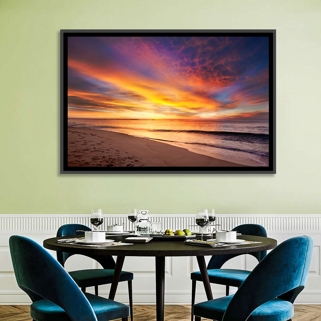 Maine Beach Sunrise Wall Art