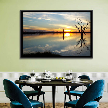 Murray River Sunset Wall Art