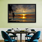 Lake Seminole Sunset Reflection Wall Art
