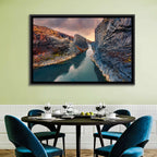 Studlagil Canyon at Sunset Wall Art