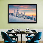 Snowy Carpathian Sunset Wall Art