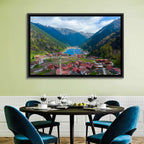 Uzungöl Village Lake View Wall Art