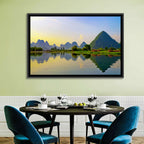 Yangshuo Reflection on Li River Wall Art