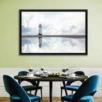 Wales Seashore Lighthouse Wall Art