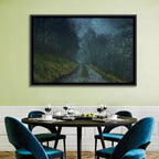 Misty Forest Pathway Wall Art