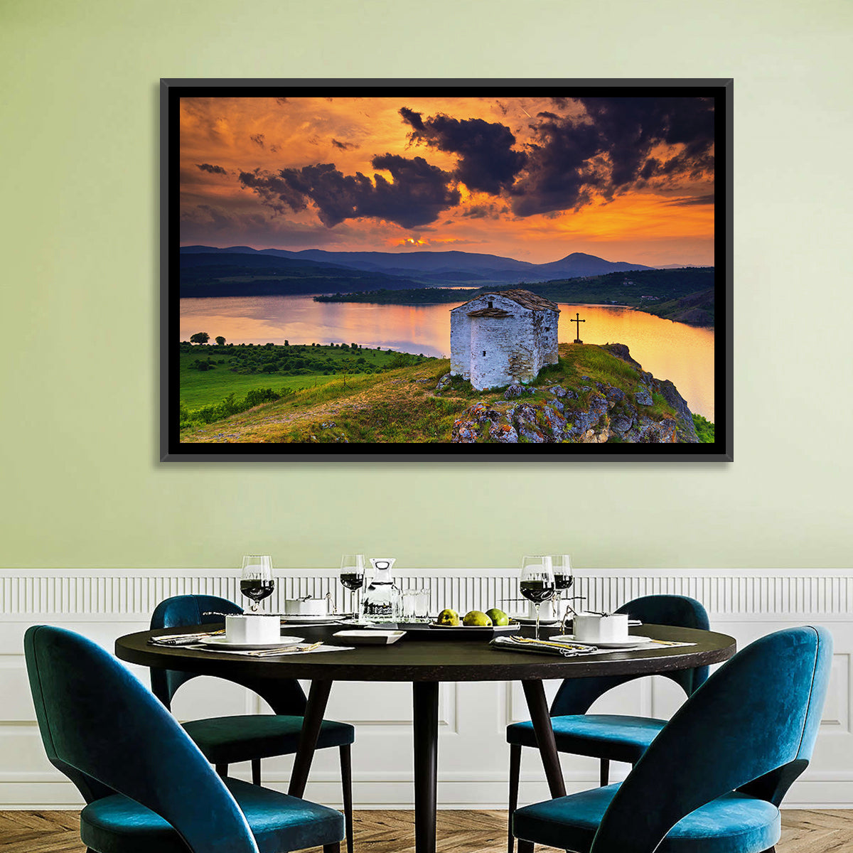 St John of Rila Chapel, Pchelitsa Wall Art in a room, landscape