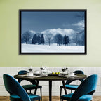Snowy Field with Tracks Wall Art