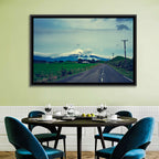 Empty Road to Mount Taranaki Wall Art