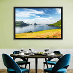 Tindhólmur and Drangarnir Coastal Bay Wall Art