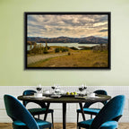 Akaroa Lake Gravel Path View Wall Art
