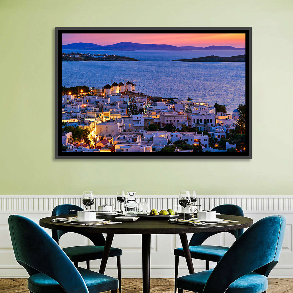 Kato Mili Windmills at Twilight Wall Art