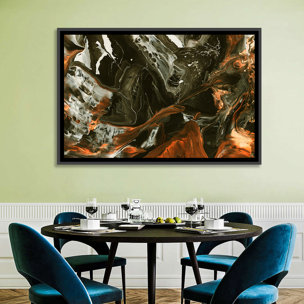 Volcanic Marble Swirl Wall Art