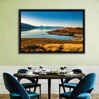 Lake Pukaki Golden Hour with Mount Cook Wall Art