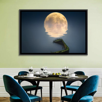 Moon & Broken Ship Wall Art