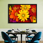 Fresh Autumn Flowers Wall Art