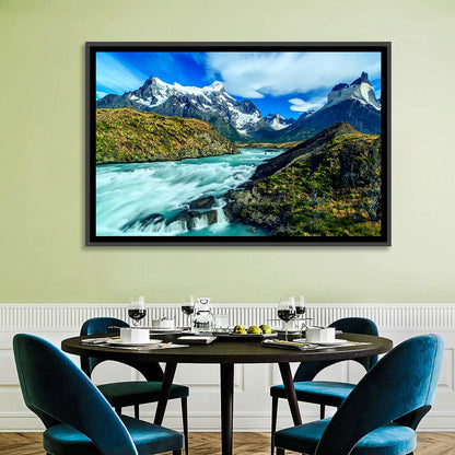 Mountains Stream Wall Art