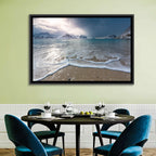 Haukland Beach Winter Light Wall Art