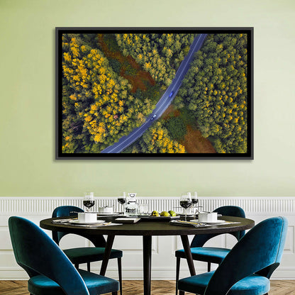 Autumn Forest Road Wall Art