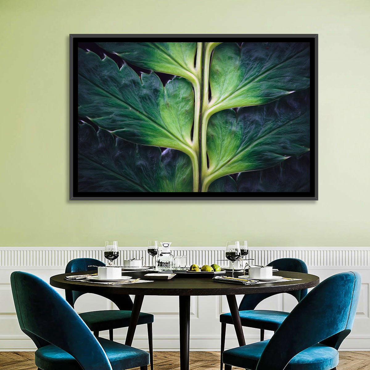 Fern Stem Macro Study Wall Art