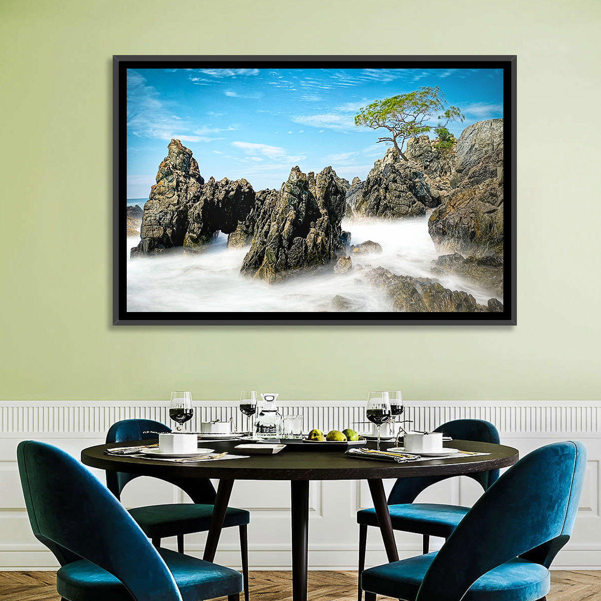 Karang Bebay Misty Shore Wall Art