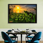 Mangrove Roots at Sunset Wall Art
