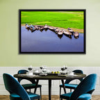 Boats at the Shoreline Wall Art