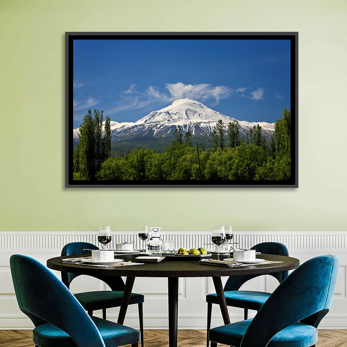 Mount Ararat Wall Art in a room, landscape