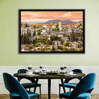 Granada Albaicín Sunset Cityscape Wall Art