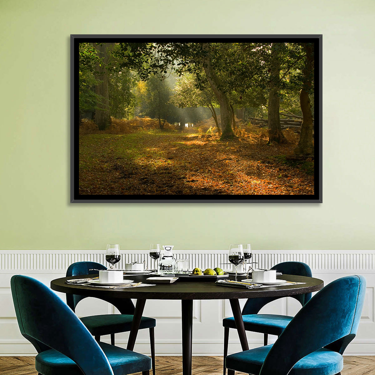Autumn Forest Path, Hampshire Wall Art