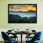 Blue Ridge Mountains Asheville Sunset Wall Art