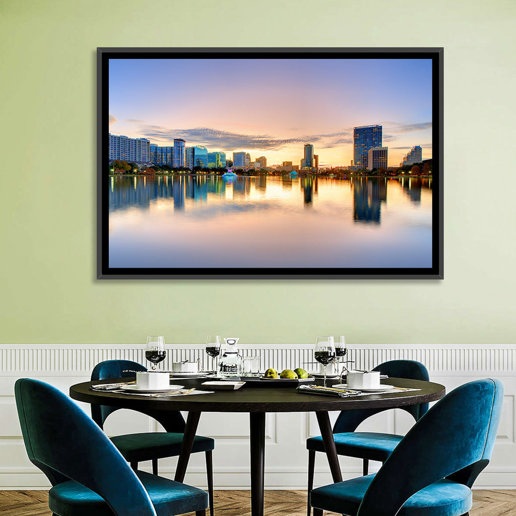 Orlando Skyline at Dusk Wall Art