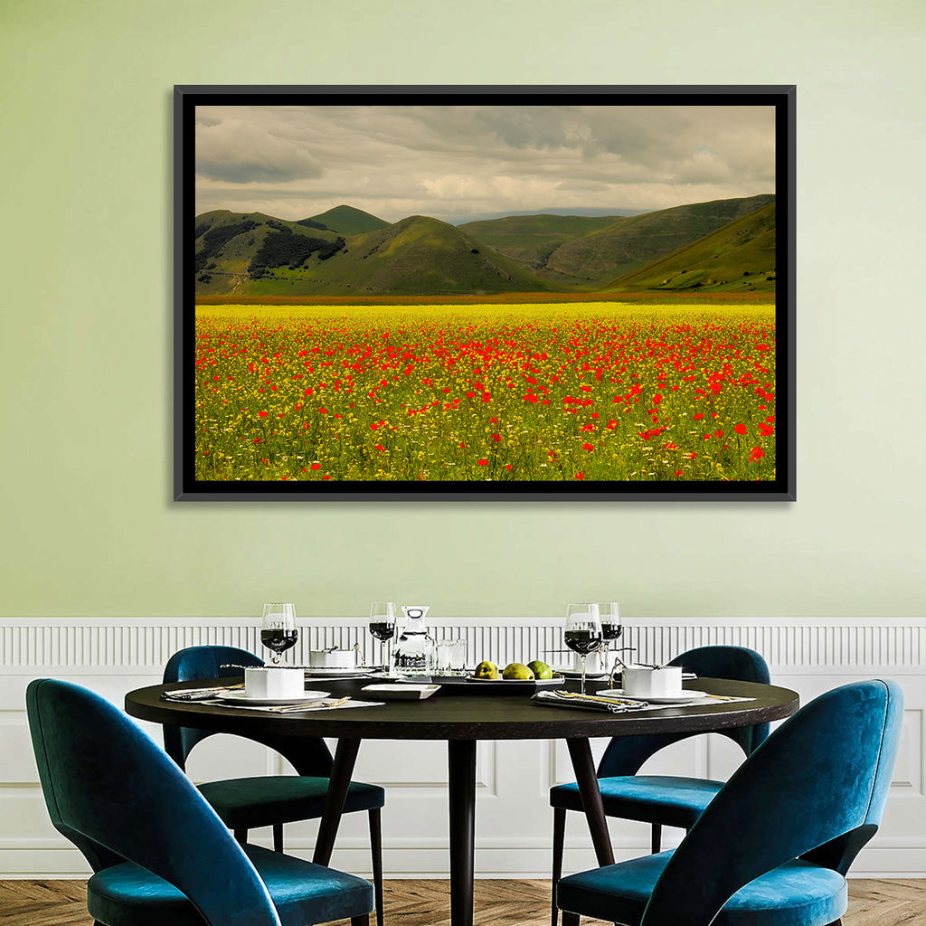 Castelluccio Wildflower Meadow Wall Art