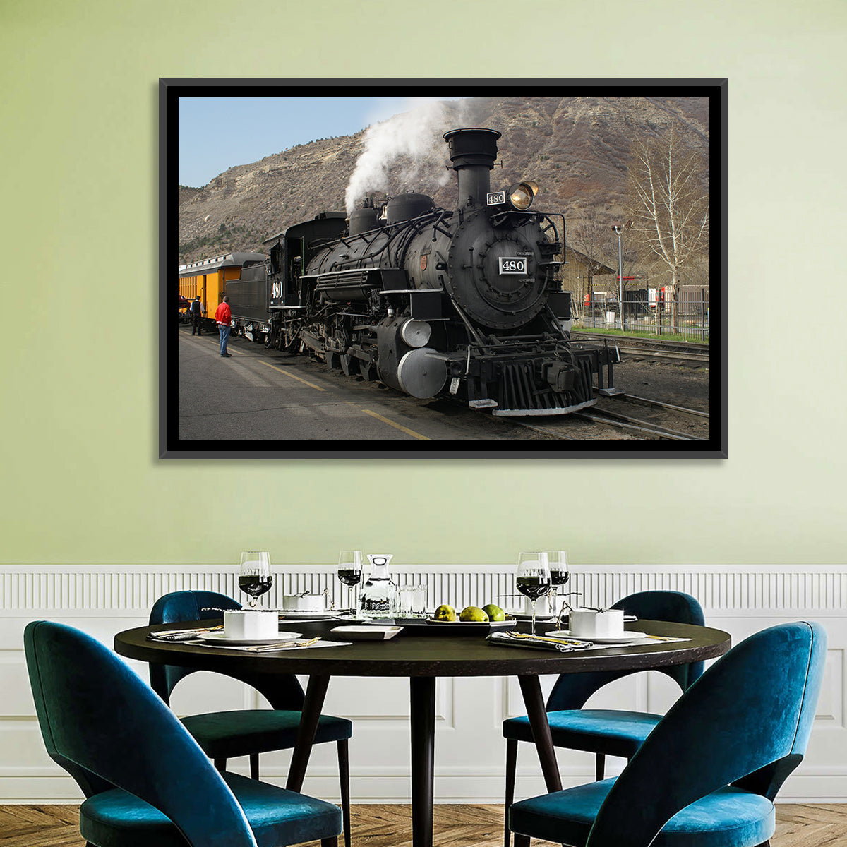 Durango Steam Locomotive No. 480 Wall Art