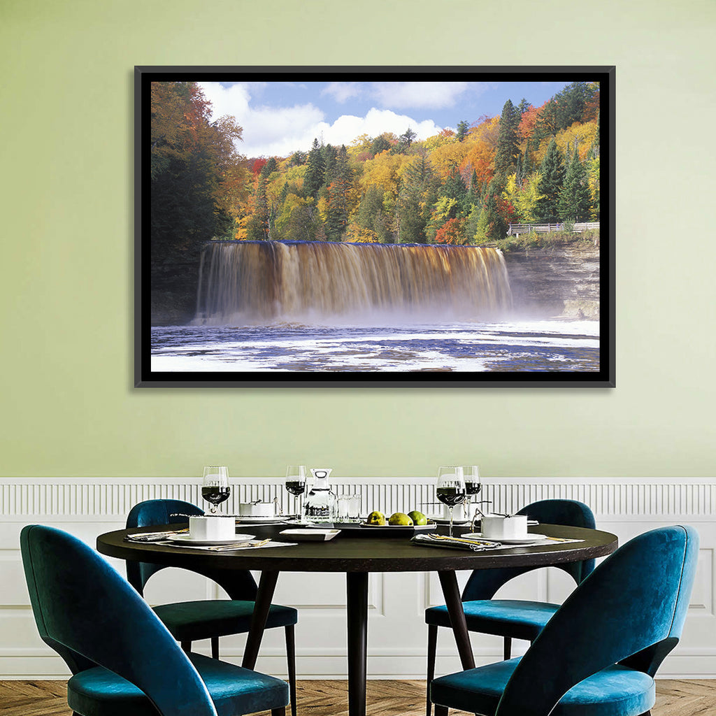 Tahquamenon Falls Autumn Waterfall Wall Art