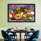 Tropical Fruit Still Life Wall Art