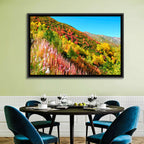 Svaneti Autumn Mountain Landscape Wall Art