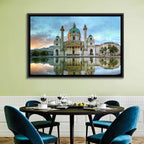Karlskirche at Golden Hour Wall Art