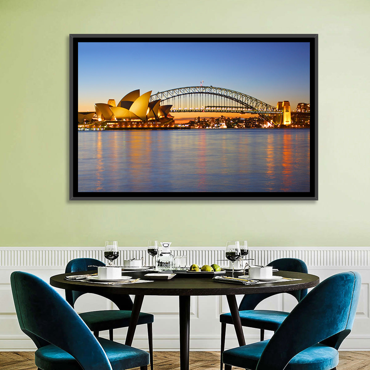Sydney Harbour Bridge and Opera House Wall Art