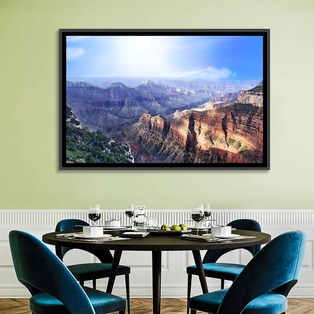 Grand Canyon Sunlit Vista Wall Art